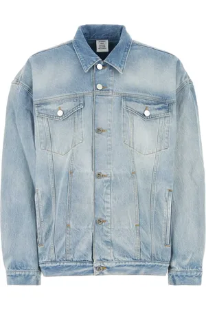 Vetements Jakke, Herre, Blå, XL, Denim, Denim Jackets