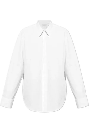 Salvatore Ferragamo Skjorte, Herre, , M, Bomuld, Skjorte med logo