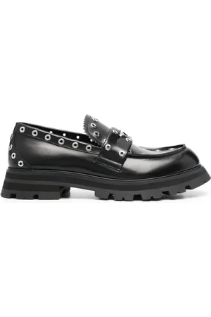 Alexander McQueen Sko, Herre, Sort, 42 EU, Chunky Eyelet Loafers