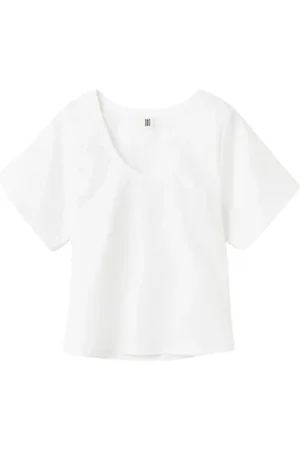 By Malene Birger Top, Dame, Hvid, S, Bomuld, Lunae Hvid Skjorte Top