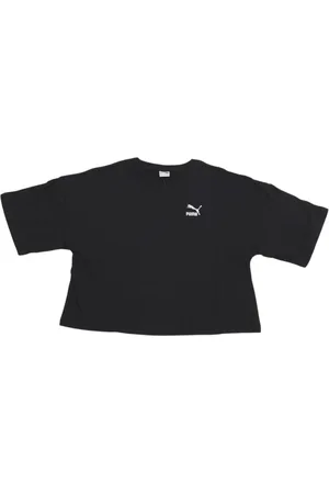 PUMA Top, Dame, Sort, M, Uld, Oversize Klassisk T-Shirt