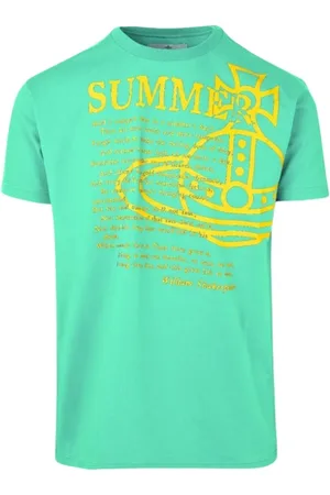 Vivienne Westwood Top, Dame, Grøn, M, Bomuld, Sommer Klassisk T-Shirt
