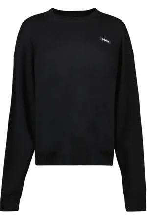 COPERNI Strik, Dame, Sort, S, Logo Striktrøje