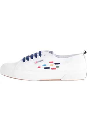 Superga Sko, Herre, Hvid, 36 EU, Bomuld, Klassiske Canvas Sneakers