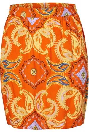 ADIA Nederdel, Dame, , XL, Tyl, Paisley Papaya Nederdel