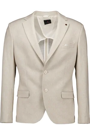 Zuitable Jakke, Herre, , XL, Uld, Stilfulde Sand Blazers til Mænd