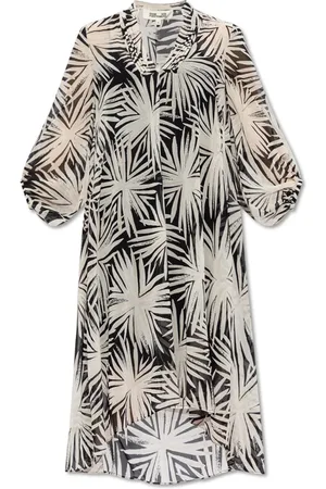 Diane von Furstenberg Kjole, Dame, , M, Uld, Blomstret mønsterkjole