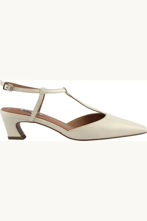 Bibi Lou Sko, Dame, Hvid, 37 EU, Læder, Hvid Læder Chanel T Sneakers