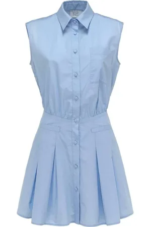 MVP Wardrobe Kjole, Dame, Blå, S, Bomuld, Port Grimaud Mini Dress