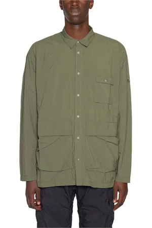Gramicci Jakke, Herre, Grøn, XL, Nylon, Nylon Utility Skjorte