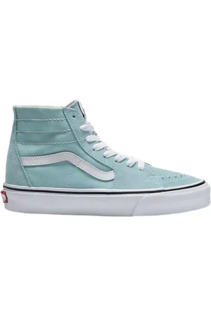 Vans Sko, Dame, Blå, 40 EU, Canvas High-Top Sneakers