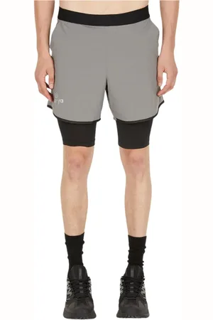 Ostrya Sport, Herre, Grå, W30, Nylon, Trail Shorts med reflekterende logo
