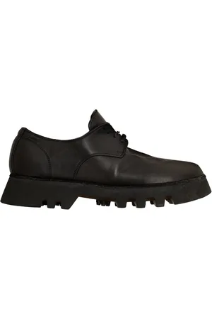 GUIDI Sko, Herre, Sort, 42 EU, Zoomorphic Derby Sko
