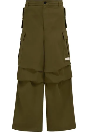 Marni Bukser, Herre, Grøn, S, Gabardine Cargo Bukser