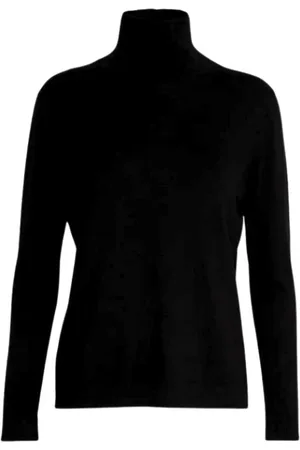 Max Mara Strik, Dame, Sort, 2XL, Uld, Kiku Strik Top