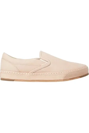 HENDER SCHEME Sko, Herre, Lyserød, 36 EU, Suede, Suede Slip-On Sneakers