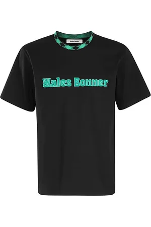 WALES BONNER Top, Herre, Sort, M, Bomuld, T-shirts