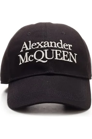 Alexander McQueen Tilbehør, Herre, Sort, M, Uld, Stilfuld Hat til Moderigtige Looks