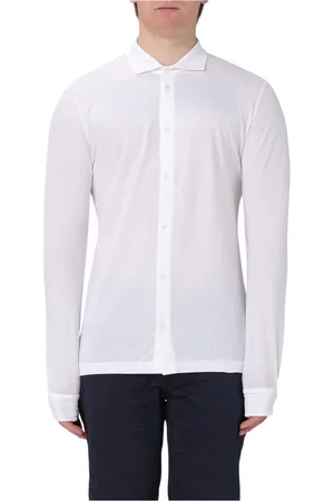 ZANONE Skjorte, Herre, Hvid, 3XL, Klassisk Polo Skjorte