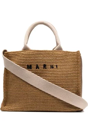 Marni Taske, Dame, Brun, ONE SIZE, Uld, Skuldertaske Shopping Stil