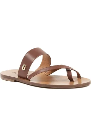 DEE OCLEPPO Sko, Dame, Brun, 37 1/2 EU, Læder, Tan Læder Flade Sandaler