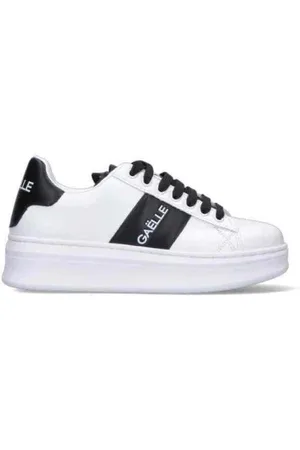GAËLLE Sko, Dame, Hvid, 40 EU, Uld, Eco-venlige sneakers med lamineret indsats
