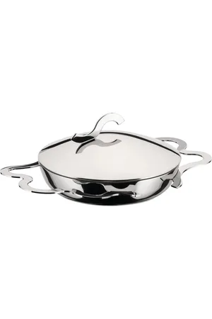 Alessi Home, unisex, Grå, ONE SIZE, Uld, Æggepande, Stål Mini Stegepande