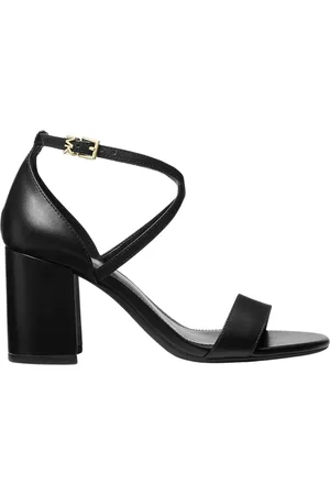 Michael Kors Sko, Dame, Sort, 37 EU, Læder, Sort Flex Mid High Heels Pumps