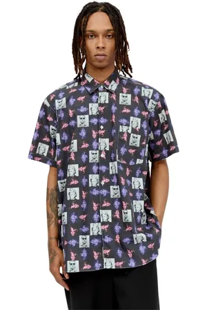Comme des Garçons Skjorte, Herre, Flerfarvet, L, Bomuld, Andy Warhol Print Skjorte