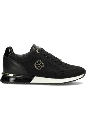 Mexx Sko, Dame, Sort, 37 EU, Uld, Glitter Sort Fritidssneakers