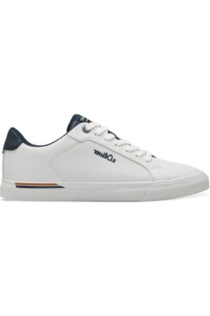 QS by s.Oliver Sko, Herre, Hvid, 41 EU, Hvide Sneakers til Mænd