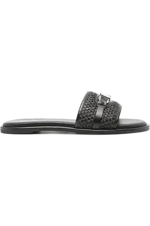 Michael Kors Sko, Dame, Sort, 37 EU, Uld, Sort Slide Tøfler til Kvinder