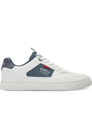 QS by s.Oliver Sko, Herre, Hvid, 43 EU, Uld, Hvide Sneakers til Mænd
