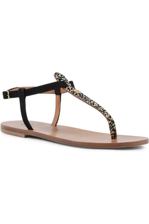 DEE OCLEPPO Sko, Dame, Sort, 41 EU, Læder, Læder Tåsplit Sandaler