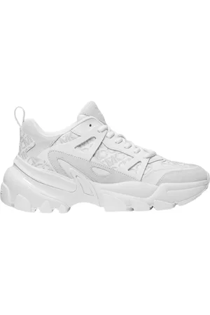 Michael Kors Sko, Herre, Hvid, 45 EU, Polyester, Hvide Sneakers til Mænd