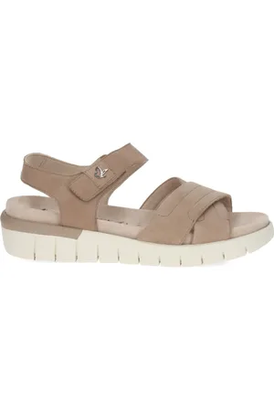 Caprice Sko, Dame, Brun, 36 EU, Uld, Brun Ruskind Afslappet Åbne Sandaler