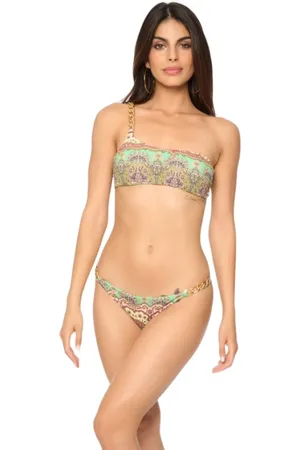 MISS BIKINI Badetøj, Dame, Flerfarvet, M, Uld, Kashmir Kæde En-Skulder Top