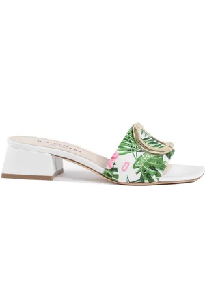 DEE OCLEPPO Sko, Dame, Flerfarvet, 39 1/2 EU, Uld, Canvas Flat Mule Sandaler