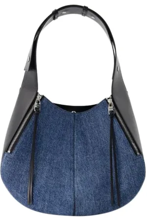 Alexander McQueen Taske, Dame, Blå, ONE SIZE, Bomuld, Canvas hndtasker