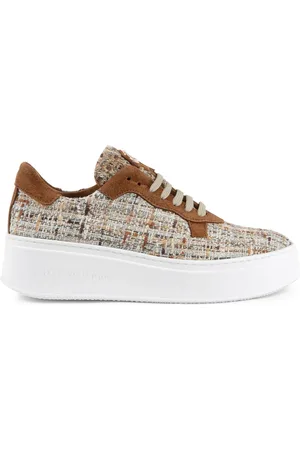 DEE OCLEPPO Sko, Dame, Brun, 39 EU, Uld, Boucle Høj Sål Sneaker