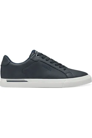 QS by s.Oliver Sko, Herre, Blå, 45 EU, Uld, Marineblå Sneakers til Mænd
