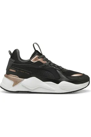 PUMA Sko, Dame, Sort, 36 EU, Sort Hvid Fritidssneakers