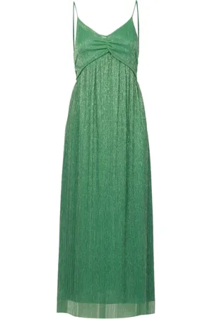 Kaos Kjole, Dame, Grøn, S, Polyester, Elegant Suspender Dress