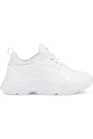 PUMA Sko, Dame, Hvid, 36 EU, Uld, Hvide Fritidssneakers til Kvinder