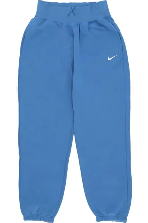 Nike Bukser, Dame, Blå, XS, Højtaljede Oversized Fleece Sweatpants