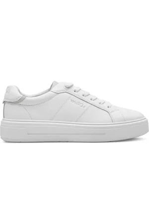 QS by s.Oliver Sko, Dame, Hvid, 40 EU, Uld, Hvide Sneakers til Kvinder