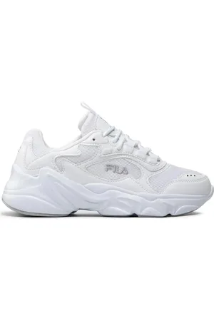 Fila Sko, Dame, Hvid, 40 EU, Uld, Hvide Fritidssneakers til Kvinder