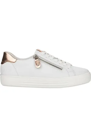 Remonte Sko, Dame, Hvid, 39 EU, Uld, Hvide Sneakers til Kvinder
