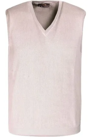 MOORER Strik, Herre, , M, Uld, Ærmeløs Sweater Vest Anson-CSP