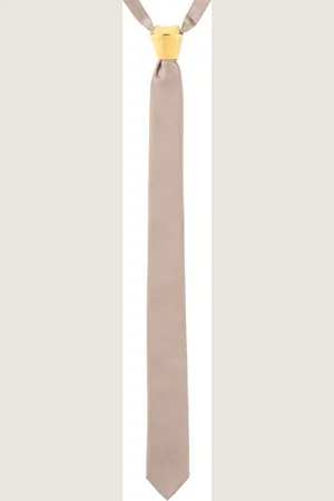COR SINE LABE DOLI Tilbehør, Herre, , ONE SIZE, Silkeslips med keramisk knude